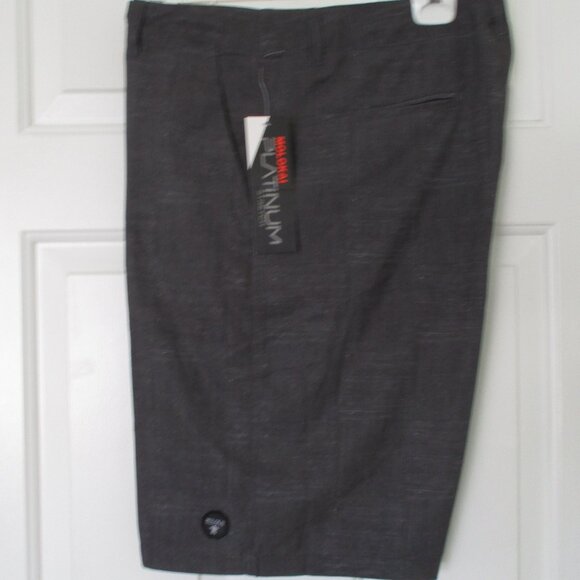 Molokai Platinum Stretch Mens Swim Black Hybrid Board Short NWT - Size 36W - Picture 1 of 3